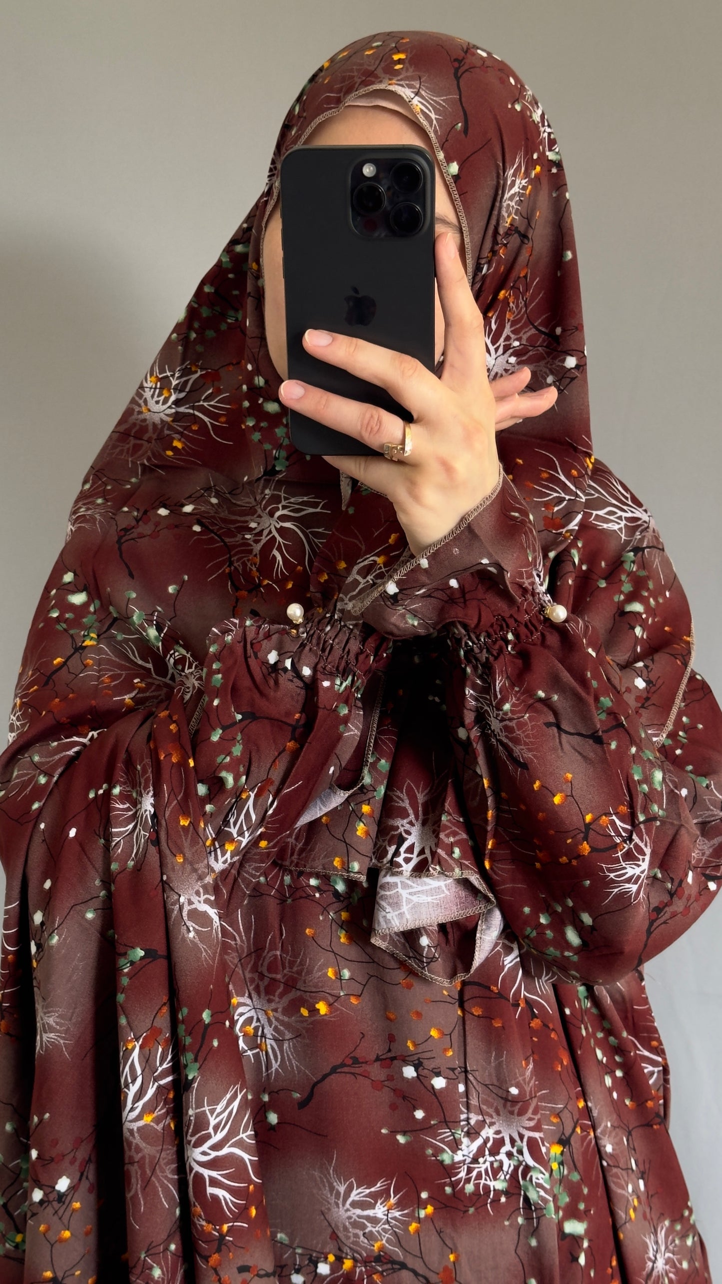 Brown Prayer Dress, Prayer clothes for women, Islamic Prayer dress, Prayer Outfit, Prayer Set, Prayer Hijab, Salah dress, Islamic Gift, Muslim clothing, Prayer abaya, Prayer Wear