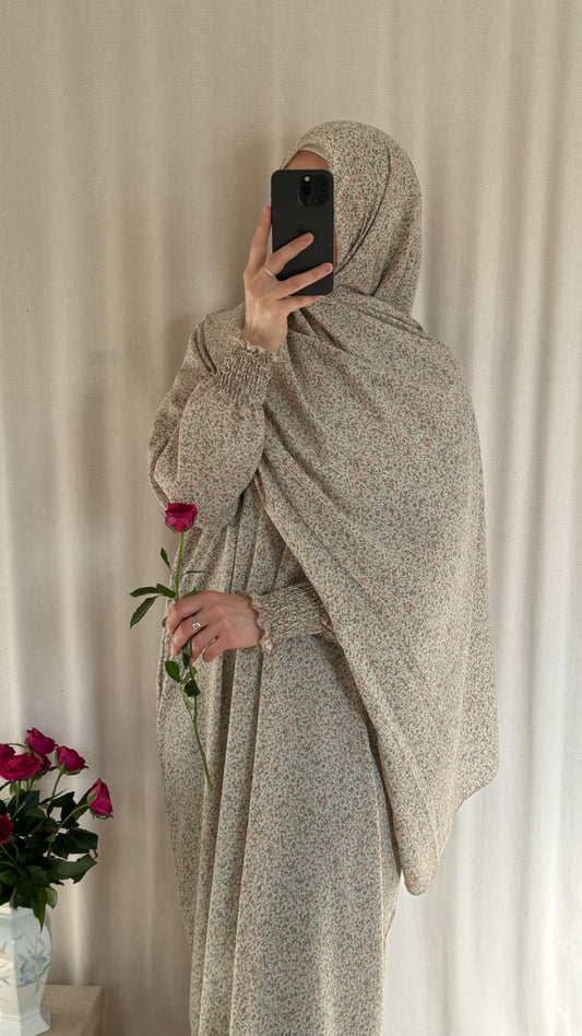 Mint Cotton Prayer Dress, Prayer clothes for women, Islamic Prayer dress, Prayer Outfit, Prayer Set, Prayer Hijab, Salah dress, Islamic Gift, Muslim clothing, Prayer abaya