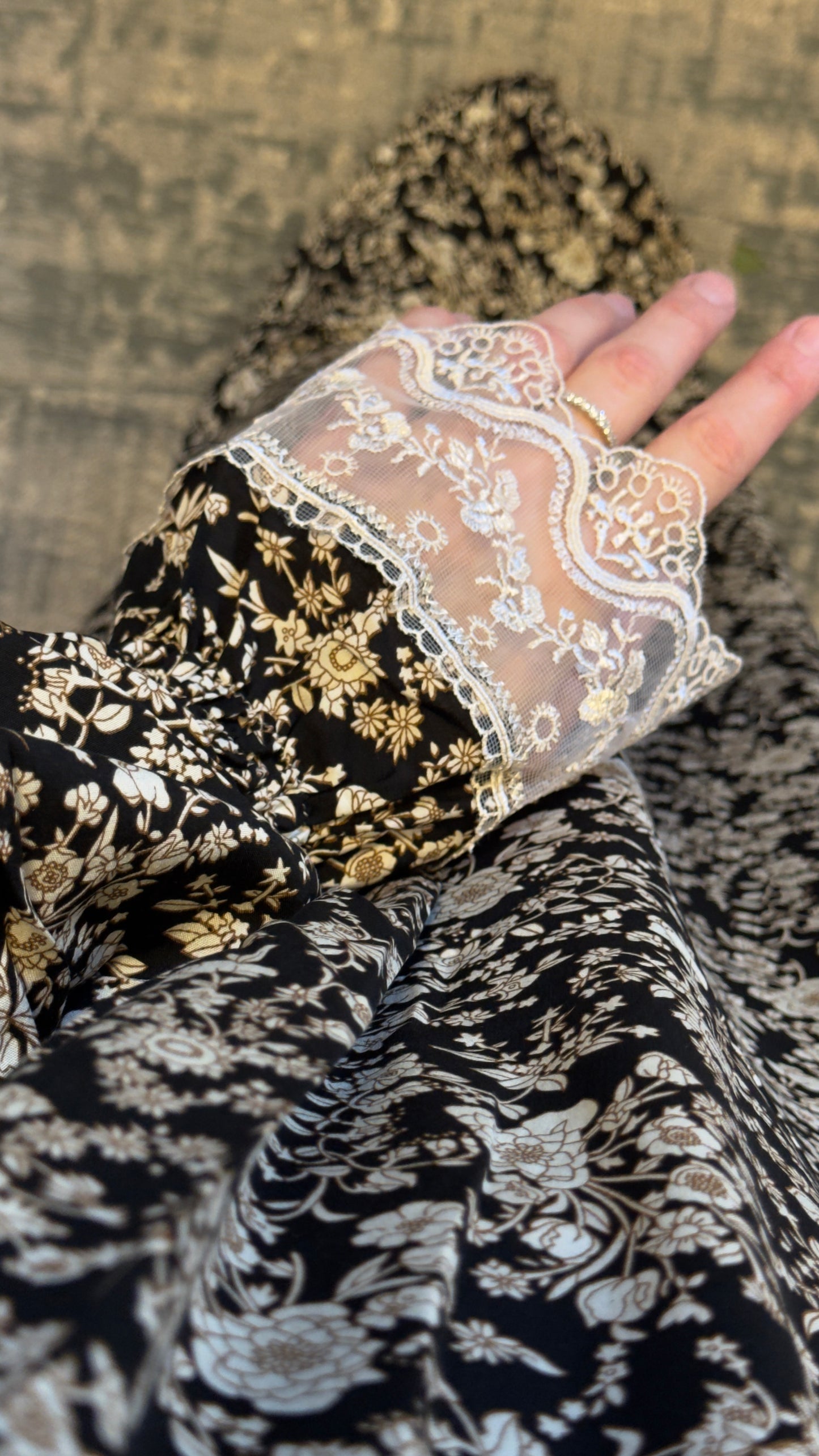 Black with Golden Cotton Prayer Dress, Prayer clothes for women, Islamic Prayer dress, Prayer Outfit, Prayer Set, Prayer Hijab, Salah dress, Islamic Gift, Muslim clothing, Ramadan Dress