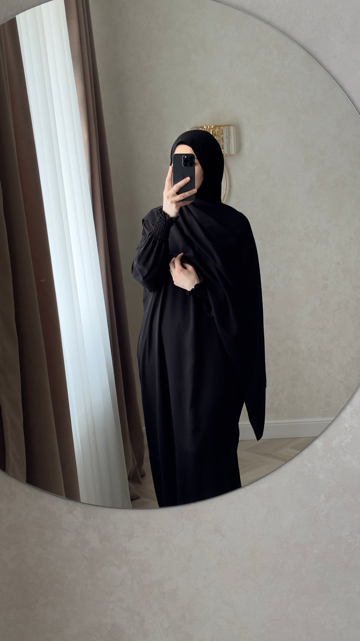 Black Prayer Dress / Overhead Abaya / Prayer Abaya Set / Prayer Dress for Woman / Prayer Clothes Muslim / Prayer Gown / Prayer Outfit/ Salah Dress / Namaz Dress