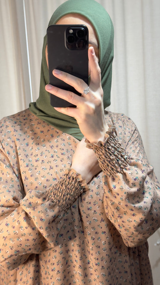 Dusty Pink Prayer Dress with integrated hijab, Prayer Dress Set, High Quility Prayer Dress, Muslim Women Gift, Abaya Full Body Cover Dress, Hajj Dress, Prayer Outfit, Ramadan Gift