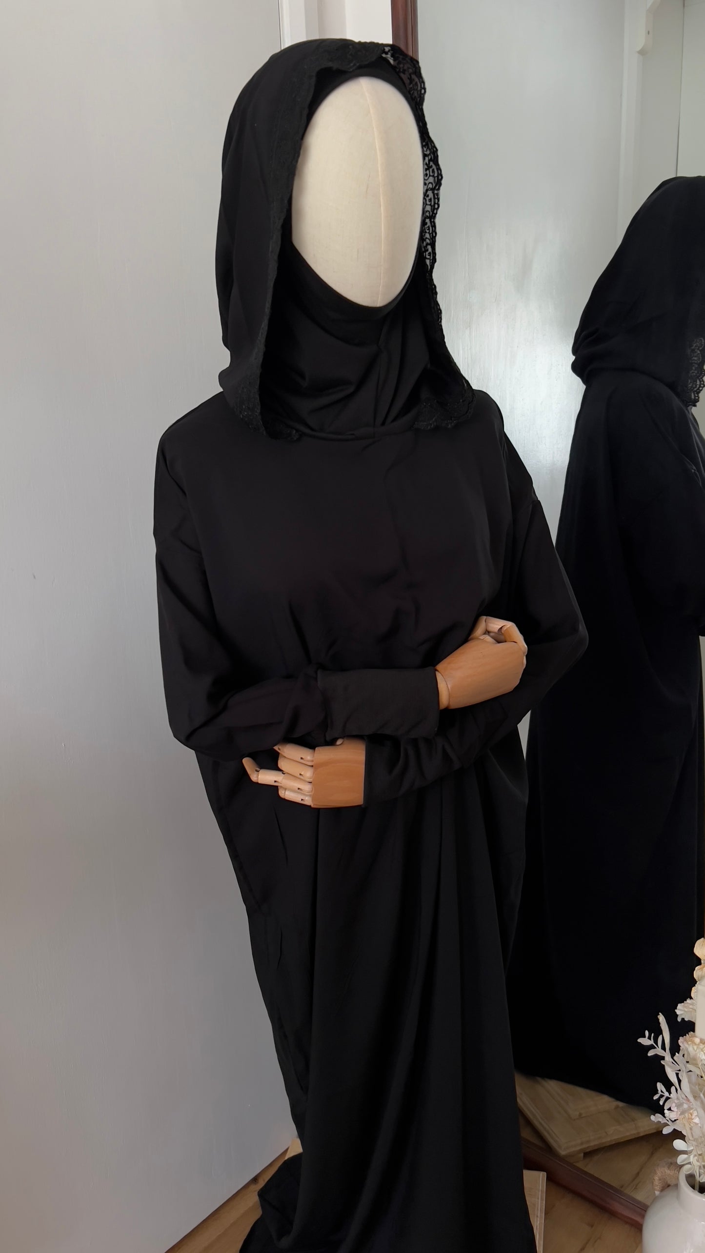 Kids Prayer Dress, Girls Prayer Abaya, Jilbab, Maxi Dress, One Piece Prayer Garment, Girls Eid Gift, Long Dress, Kids Khimar, Islamic Dress, Hijab Salah dress