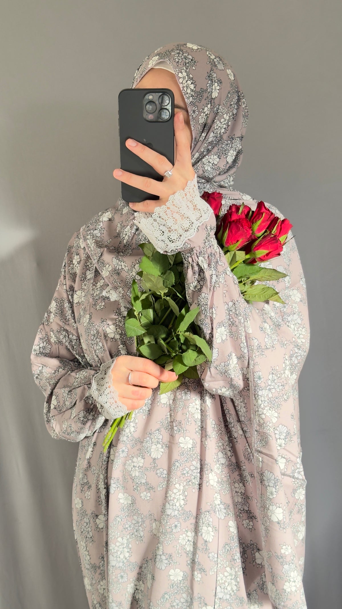 Lily Purple Cotton Prayer Dress, Prayer clothes for women, Islamic Prayer dress, Prayer Outfit, Prayer Set, Prayer Hijab, Salah dress, Islamic Gift, Muslim clothing, Prayer abaya