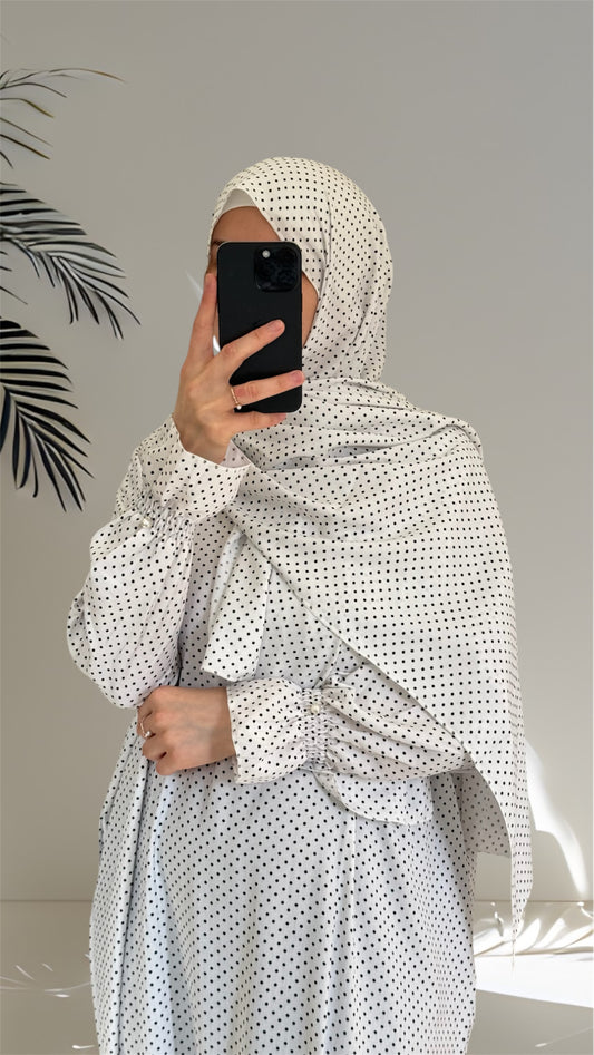 White Prayer Dress, Umrah Dress, Prayer Outfit, Maxi Dress, Khimar, Islamic Dress, Prayer Abaya, Prayer set, Islamic gift, Hajj Dress, Prayer Hijab