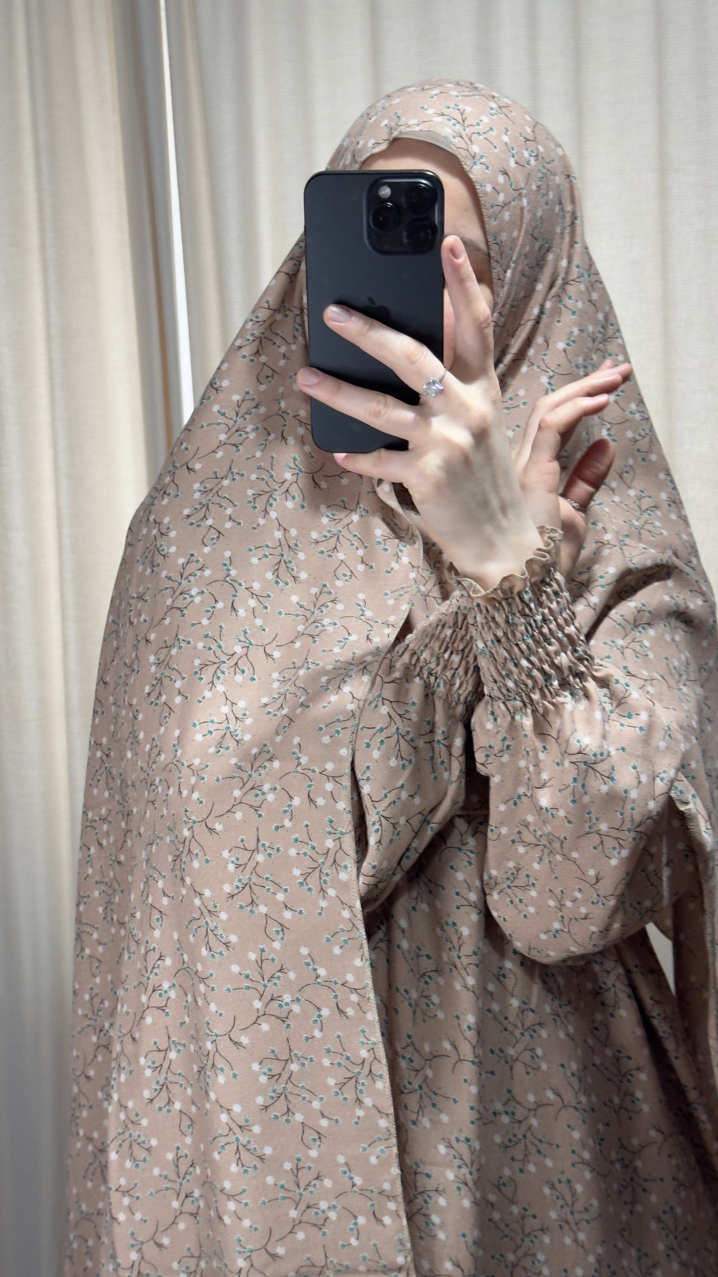 Pink Prayer Dress / Overhead Abaya / Prayer Abaya Set / Prayer Dress for Woman / Prayer Clothes Muslim / Prayer Gown / Prayer Outfit/ Salah Dress / Namaz Dress