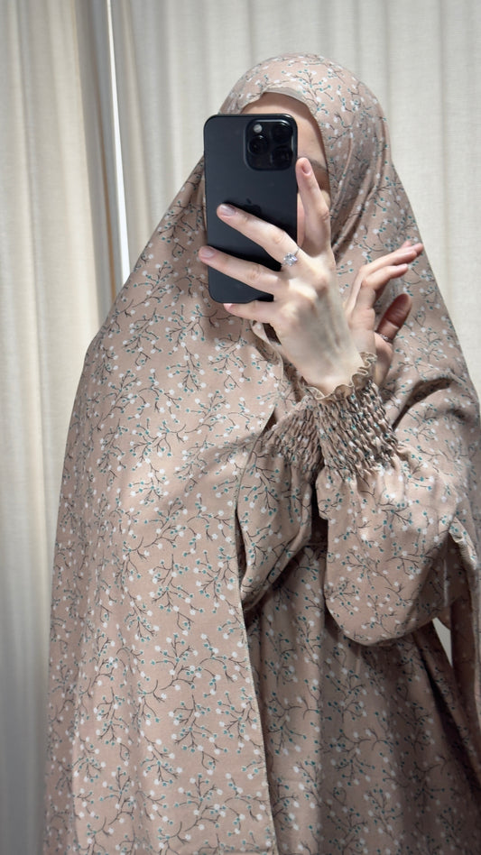 Pink Prayer Dress / Overhead Abaya / Prayer Abaya Set / Prayer Dress for Woman / Prayer Clothes Muslim / Prayer Gown / Prayer Outfit/ Salah Dress / Namaz Dress