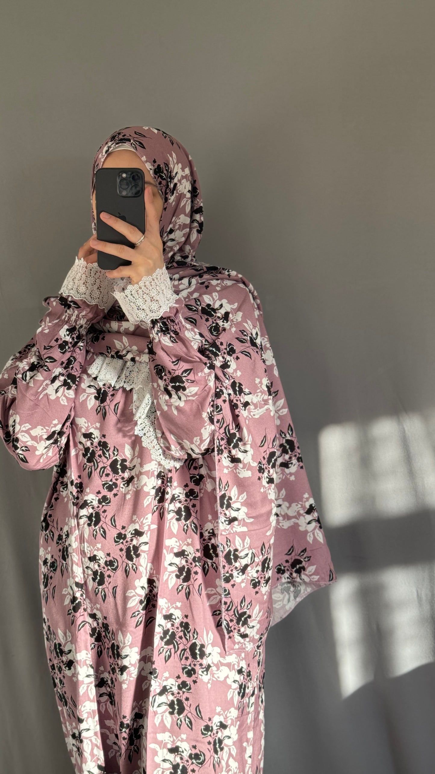 Purple Prayer Dress, Prayer Jilbab, Prayer Abaya, Two Piece Prayer dress muslim, Salah dress, Prayer set, Prayer outfit, Prayer clothes woman, muslim Prayer dress, Islamic gift