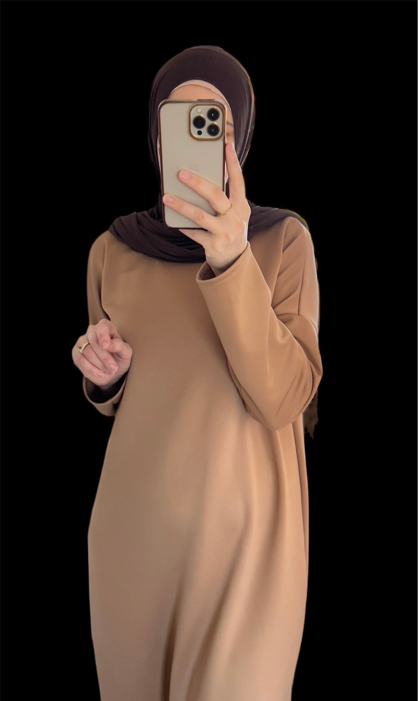 Beige Abaya, Maxi Dress, Solid Abaya, Muslim Women long Dress, Islamic Dress, Hijab, long Sleeve Dress, Kaftan, Modest Clothing, Clothed Abaya