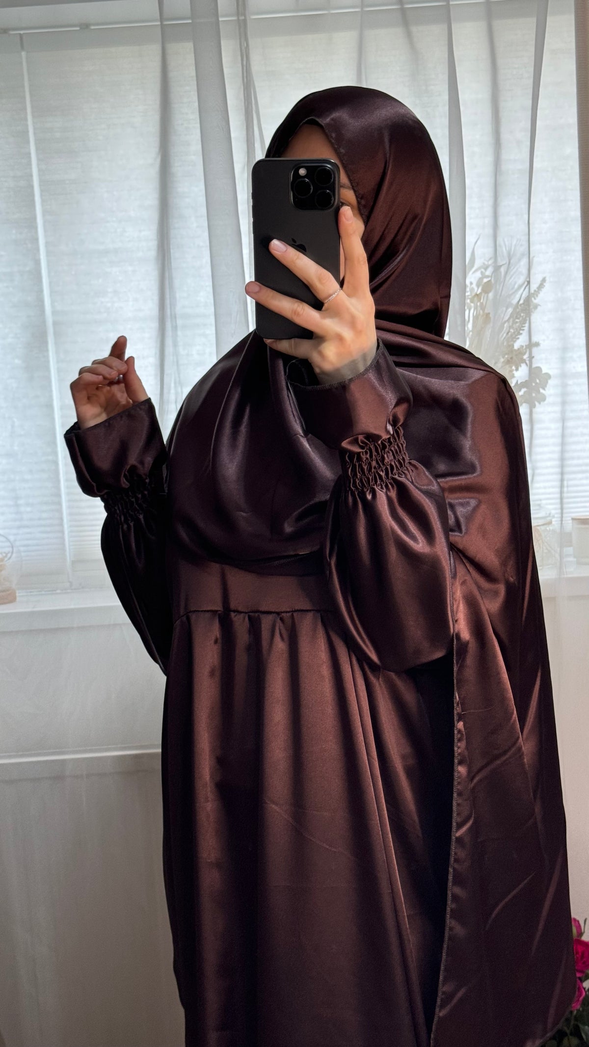 Silk Prayer Dress - Elegant Full-Length Modest Prayer Dress | Soft Lightweight Islamic Prayer Wear