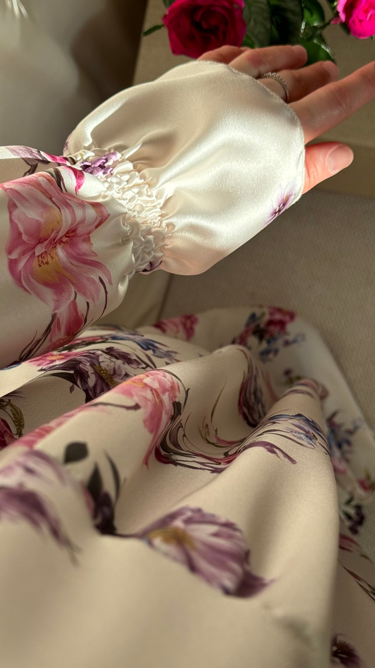 Soft Silk Prayer Dress for Muslim Women with Hijab