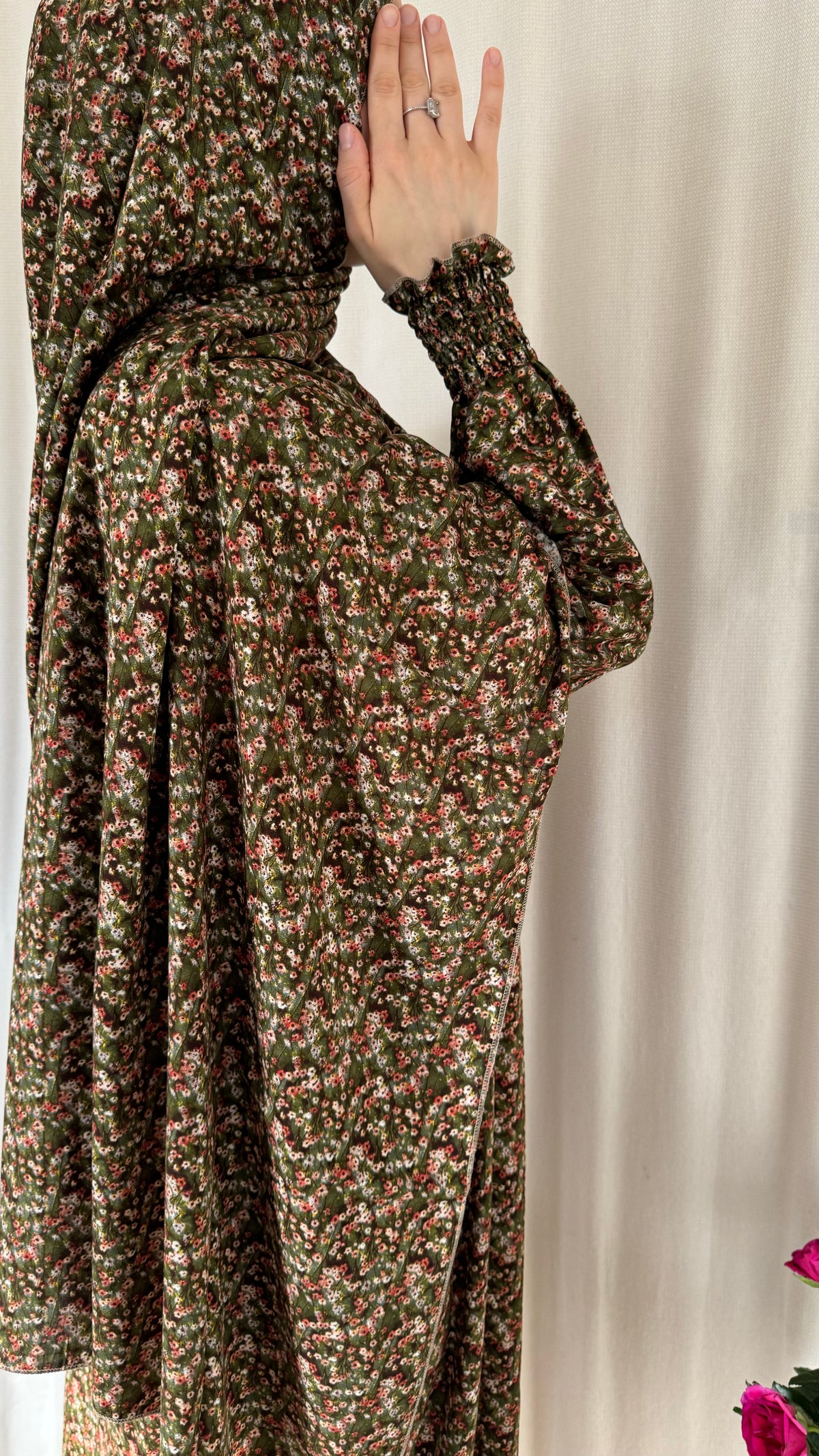 Green Prayer Dress | Full Coverage Salah Dress for Namaz |
Breathable Cotton Salah Dress in 3 width Size | Islamic Prayer Clothes