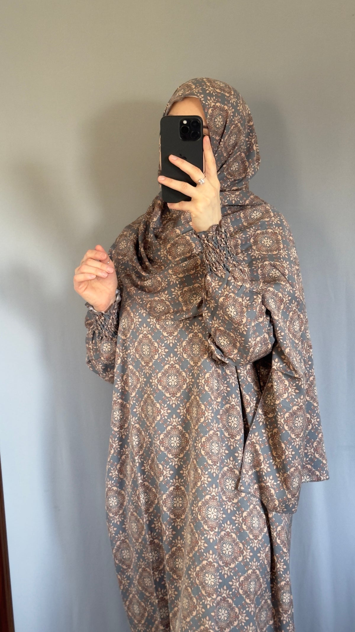 Elegant Prayer Dress, Prayer Outfit, Maxi Dress, Khimar, Islamic Dress, Prayer Abaya, Prayer set, Islamic gift, PrayerHijab, Umrah Abaya, Ramadan Abaya, One Size Prayer Dress