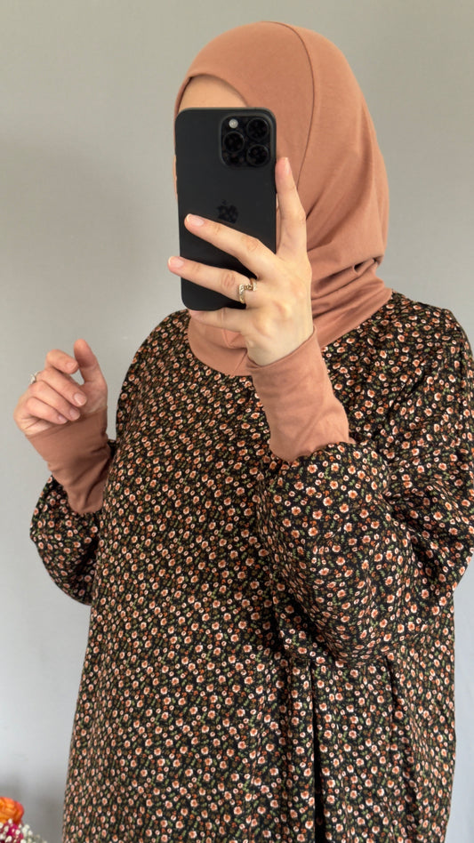 Floral Prayer Dress, Prayer Dress Set, High Quility Prayer Dress, Muslim Women Gift, Abaya Full Body Cover Dress, Hajj Dress, Prayer Outfit