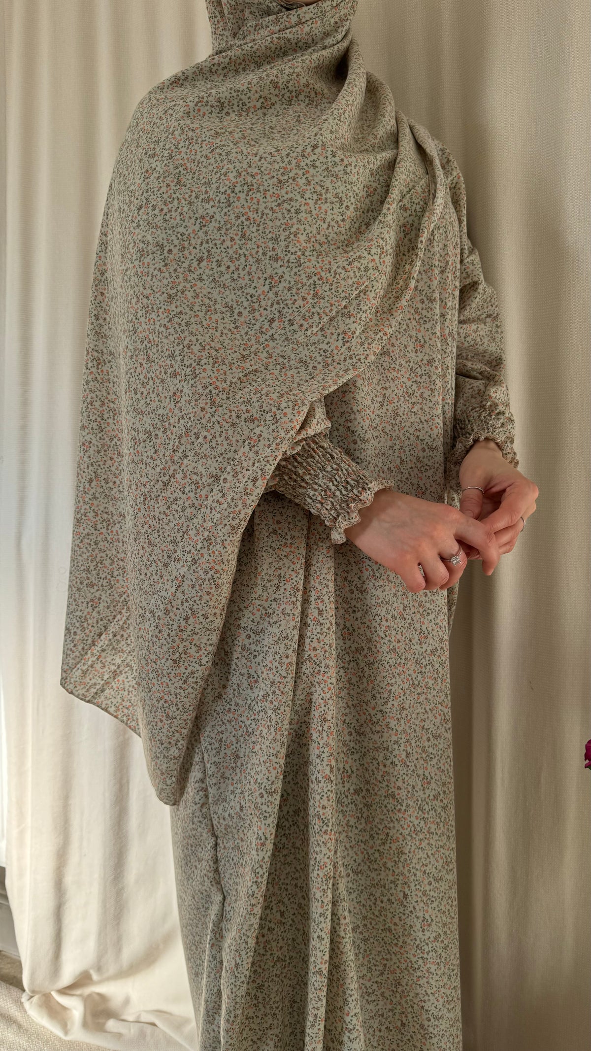 Mint Cotton Prayer Dress, Prayer clothes for women, Islamic Prayer dress, Prayer Outfit, Prayer Set, Prayer Hijab, Salah dress, Islamic Gift, Muslim clothing, Prayer abaya