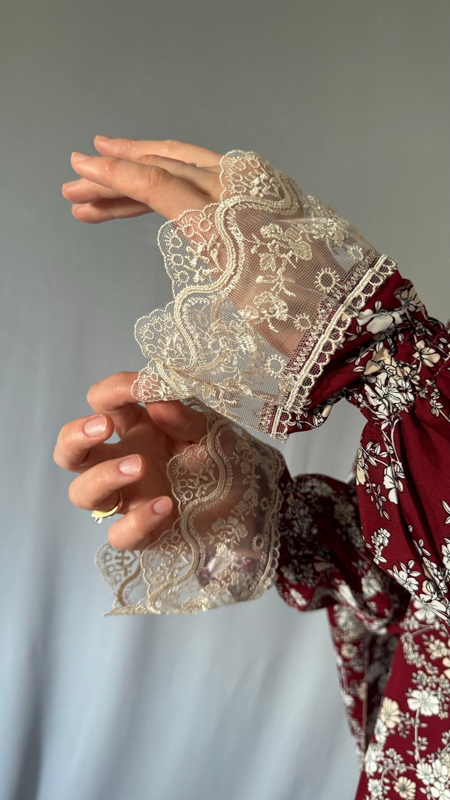 Burgundy Cotton Prayer Dress, Prayer clothes for women, Islamic Prayer dress, Prayer Outfit, Prayer Set, Prayer Hijab, Salah dress, Islamic Gift, Muslim clothing, Prayer abaya