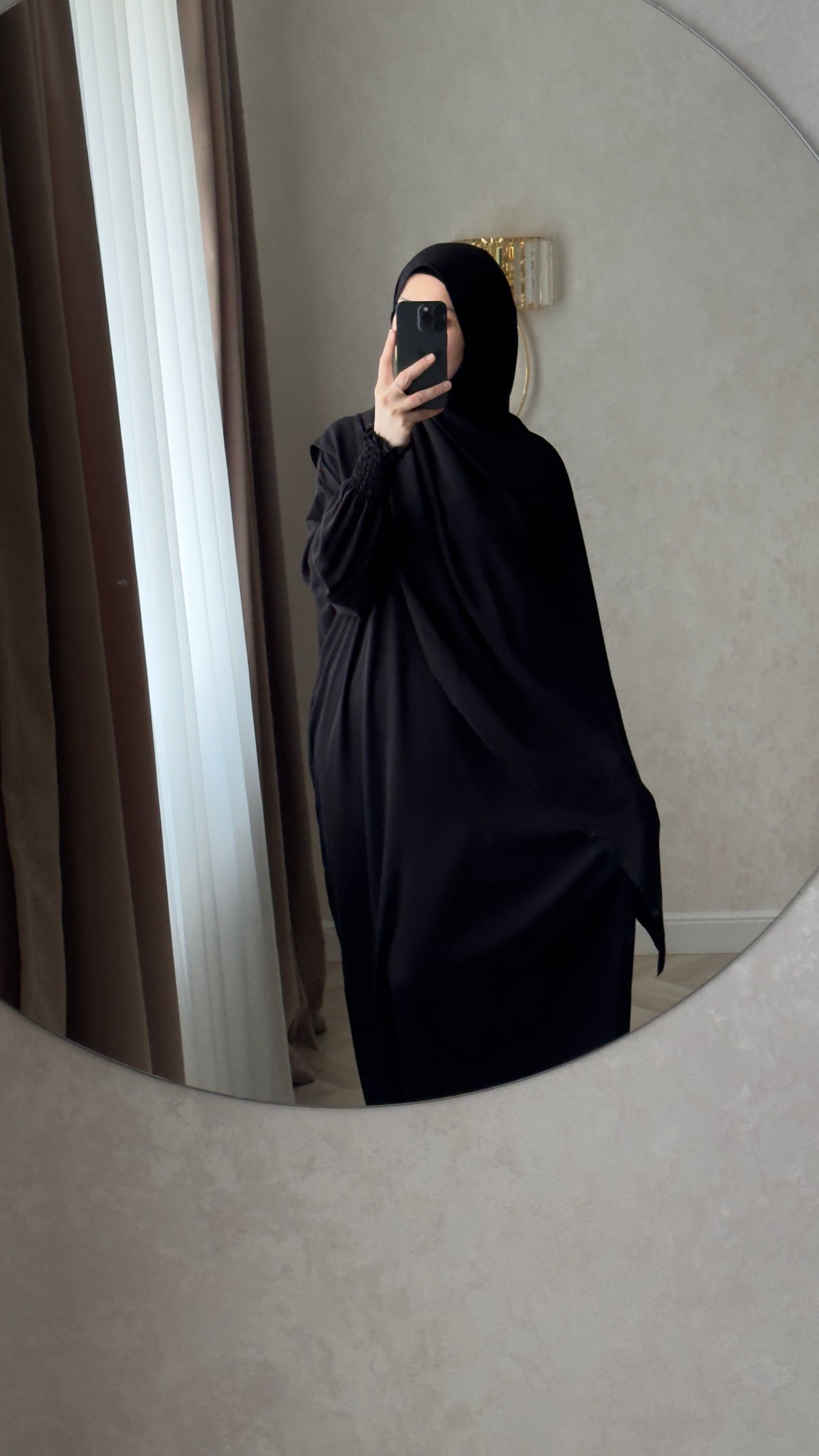 Black Prayer Dress / Overhead Abaya / Prayer Abaya Set / Prayer Dress for Woman / Prayer Clothes Muslim / Prayer Gown / Prayer Outfit/ Salah Dress / Namaz Dress