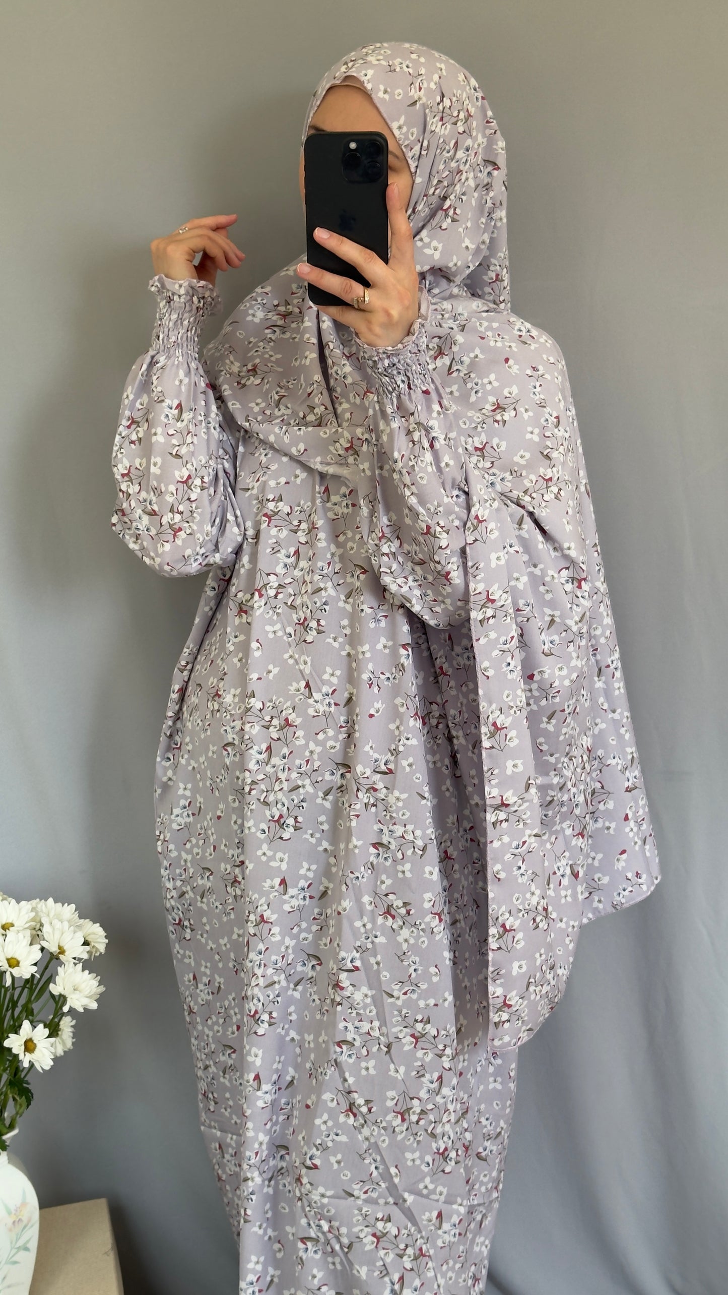 Lily Purple Prayer Dress, Prayer Jilbab, Prayer Abaya, Two Piece Prayer dress muslim, Salah dress, Prayer set, Prayer outfit, Prayer clothes woman, Muslim Prayer dress, Islamic gift