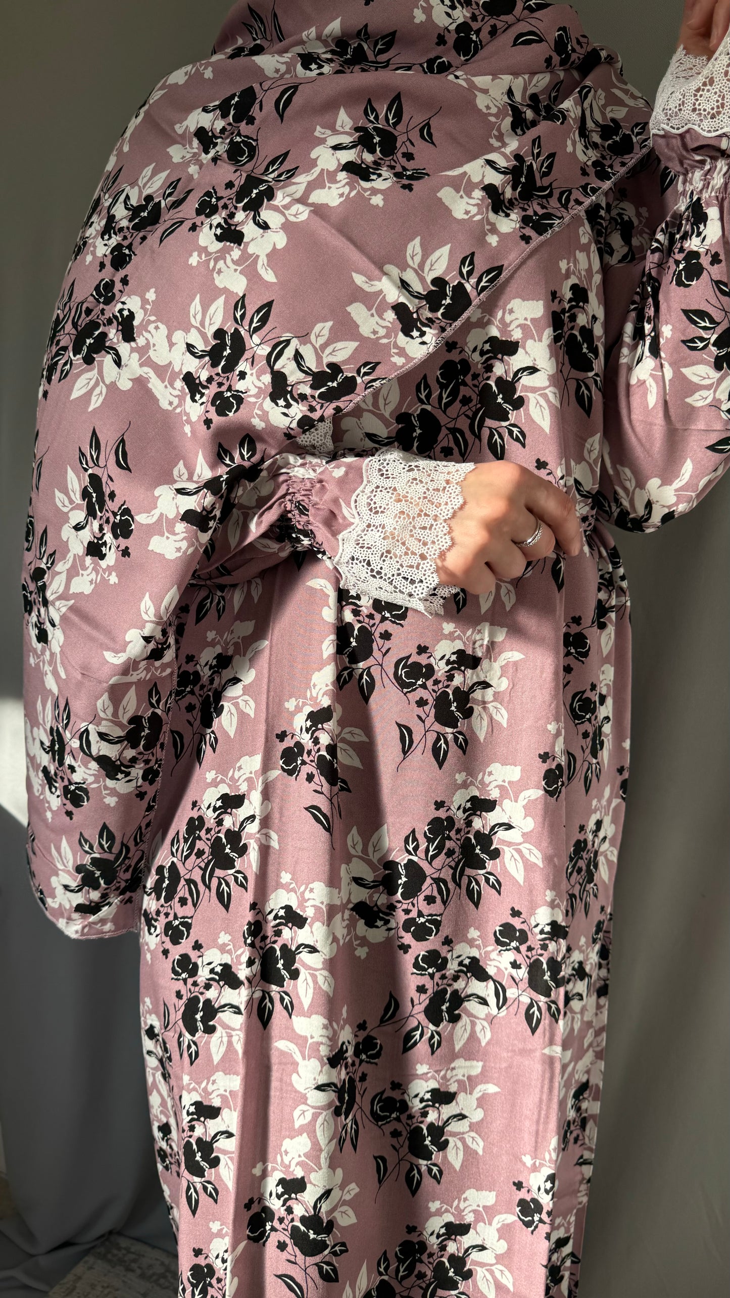 Purple Prayer Dress, Prayer Jilbab, Prayer Abaya, Two Piece Prayer dress muslim, Salah dress, Prayer set, Prayer outfit, Prayer clothes woman, muslim Prayer dress, Islamic gift