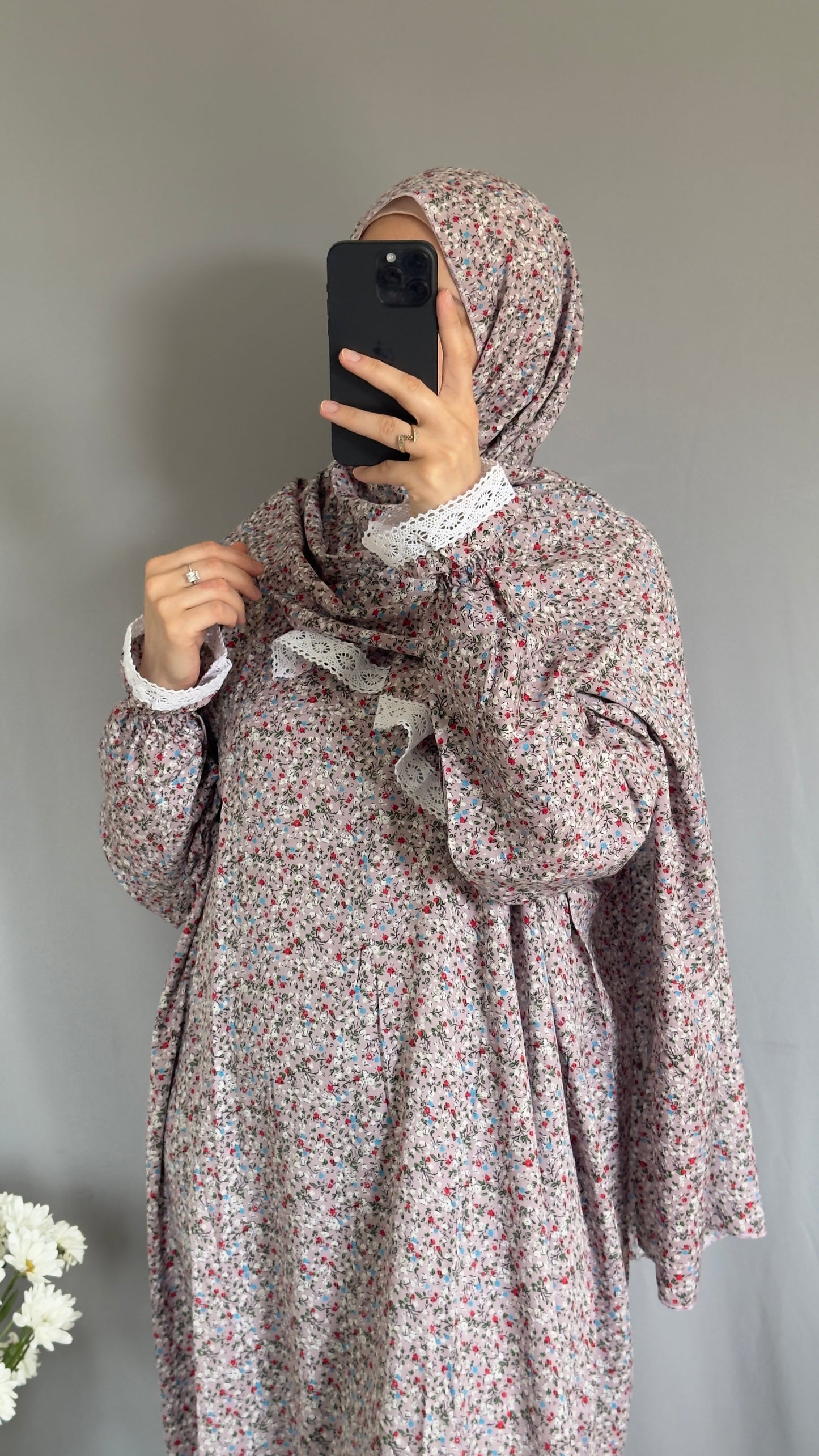 Grey Prayer Dress, Prayer Jilbab, Prayer Abaya, Two Piece Prayer dress muslim, Salah dress, Prayer set, Prayer outfit, Prayer clothes woman, Muslim Prayer dress, Islamic gift
