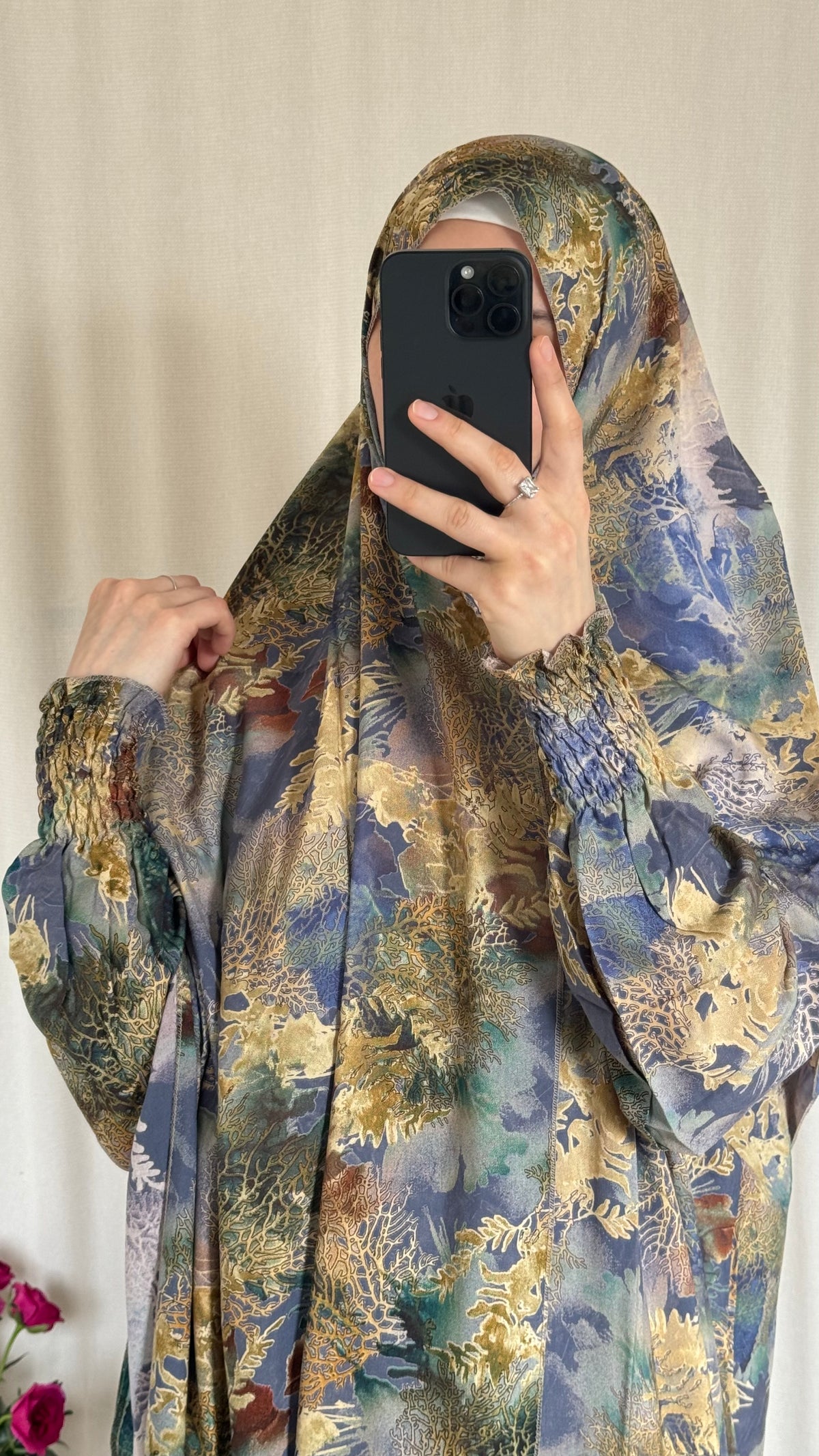 Women's One-Piece Prayer Dress with Attached and Separate Hijab | Full Coverage Salah Dress for Namaz |
Breathable Cotton Salah Dress in 3 width Size | Lightweight Prayer Abaya