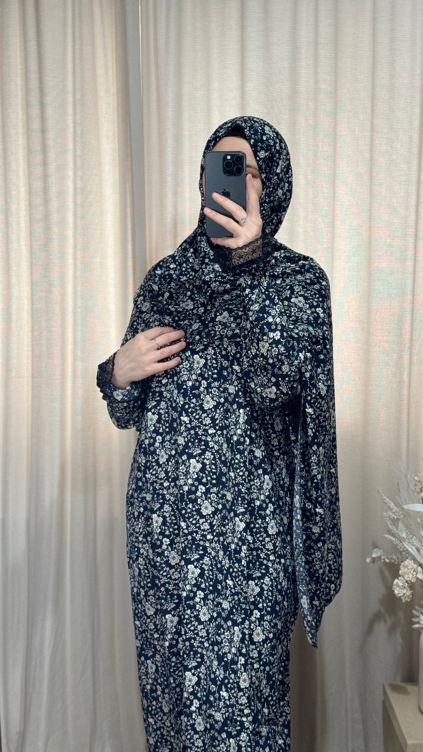 Elegant Prayer Dress, Prayer Outfit, Maxi Dress, Khimar, Islamic Dress, Prayer Abaya, Prayer set, Islamic gift, Abaya & Hijab, Green prayer veil