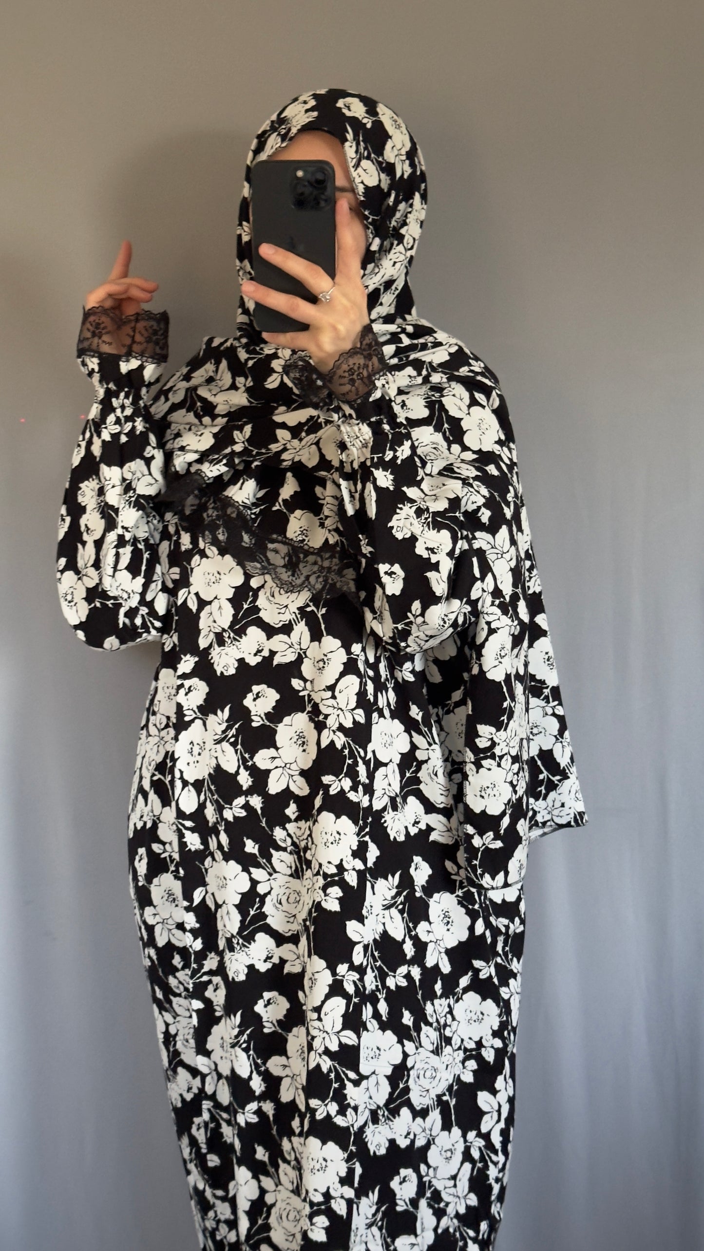 Luxury Black Prayer Dress, Prayer Jilbab, Prayer Abaya, Two Piece Prayer dress muslim, Salah dress, Prayer set, Prayer outfit, Prayer clothes woman, muslim Prayer dress, Islamic gift
