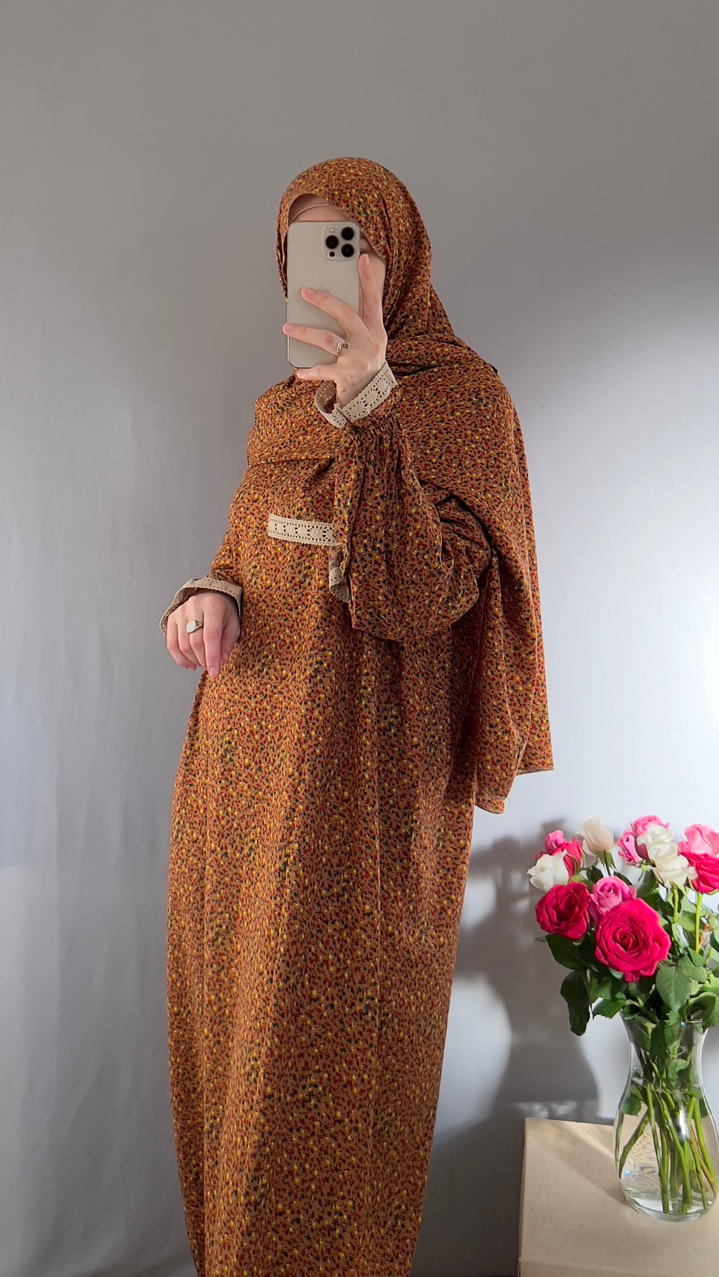 Prayer Gown / Overhead Abaya / Prayer Abaya Set / Prayer Dress for Woman / Prayer Clothes Muslim / Prayer Gown / Prayer Outfit/ Salah Dress / Namaz Dress