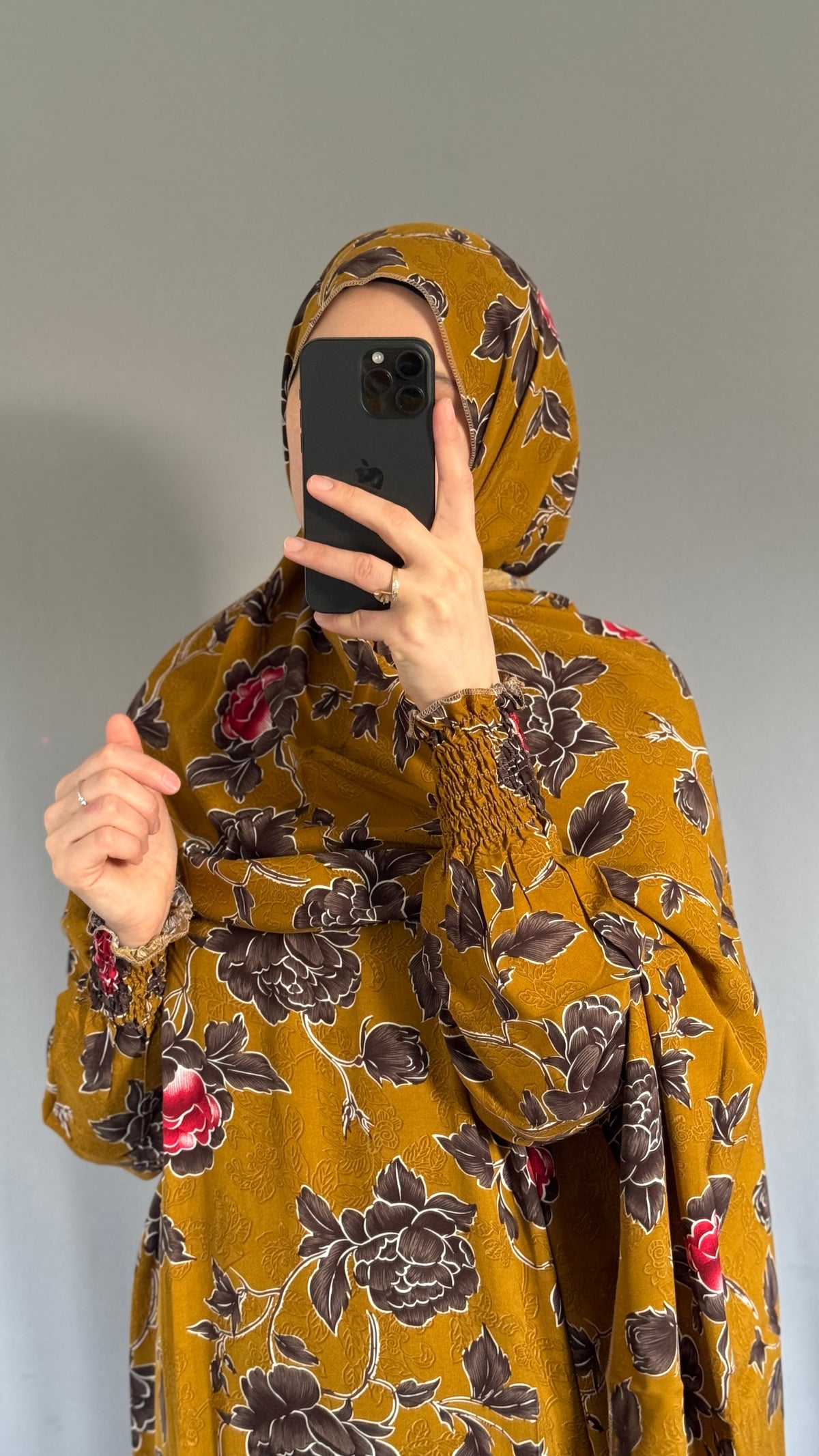 Mustard Prayer Hijab, Elegant Prayer Dress, Prayer Outfit, Maxi Dress, Khimar, Islamic Dress, Prayer Abaya, Prayer set, Islamic gift, Abaya & Hijab, White Abaya