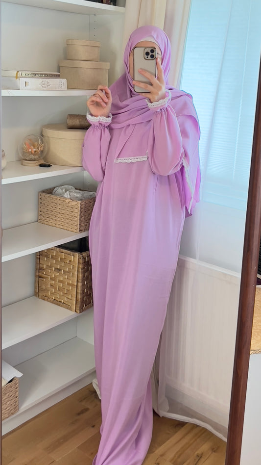 Prayer jilbab, Overhead Khimar, Muslim Women Prayer Dress, One Piece Abaya, Islamic Burga, Prayer Dress for Woman / Prayer Clothes Muslim / Prayer Gown / Prayer Outfit/ Salah Dress / Namaz Dress / eid gift