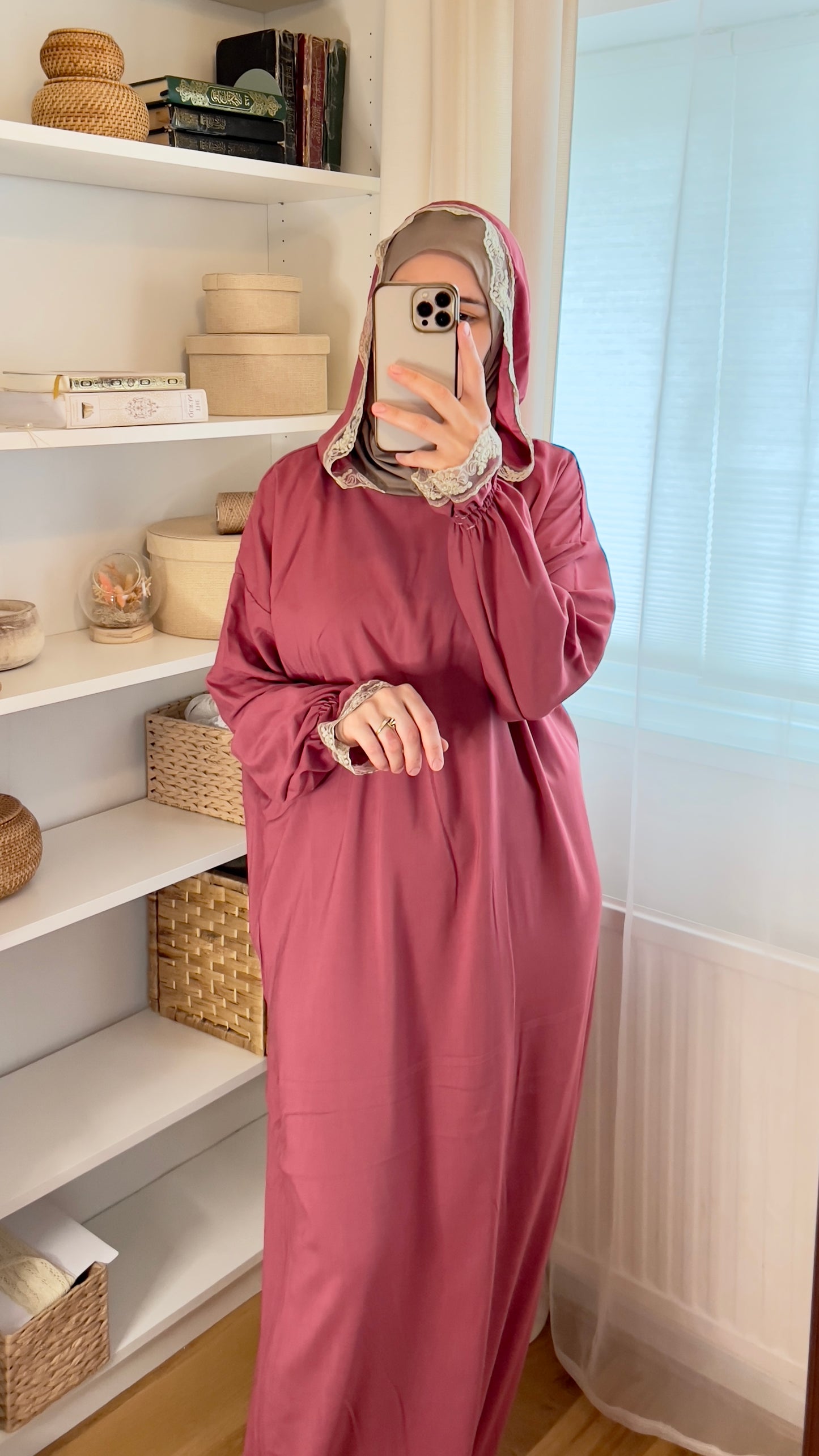 One piece Prayer Dress, Prayer Dress Set, High Quility Prayer Dress, Muslim Women Gift, Abaya Full Body Cover Dress, Hajj Dress, Prayer Outfit